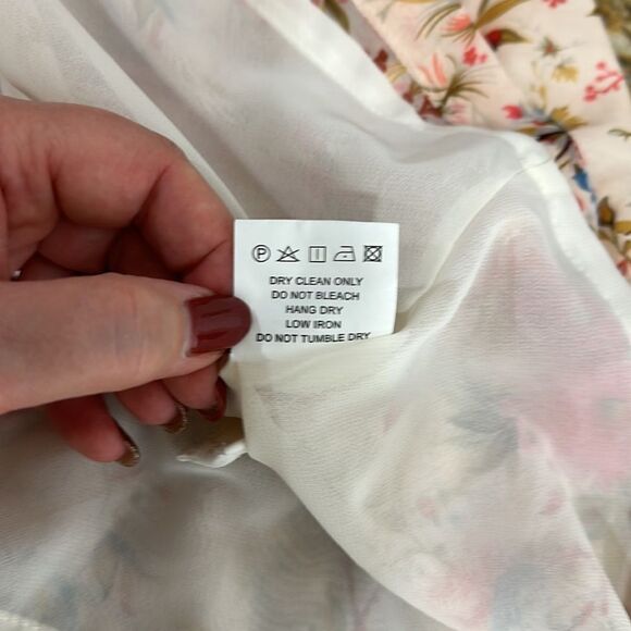 Few Moda New York Boho Floral Print Long Bell Sleeve Dress Size XS - Picture 8 of 12